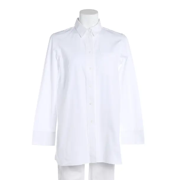 Bluse, in Weiß, Baumwolle, Jil Sander