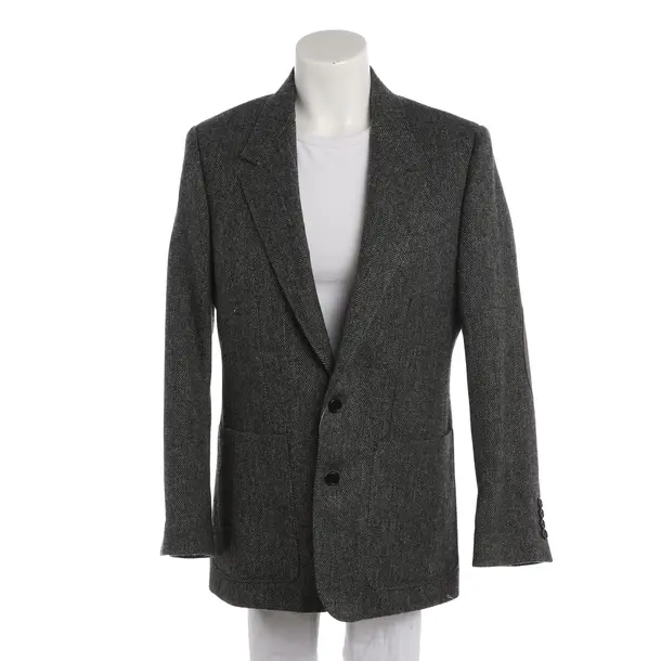 Blazer, in Dunkelgrau, Wolle, Céline