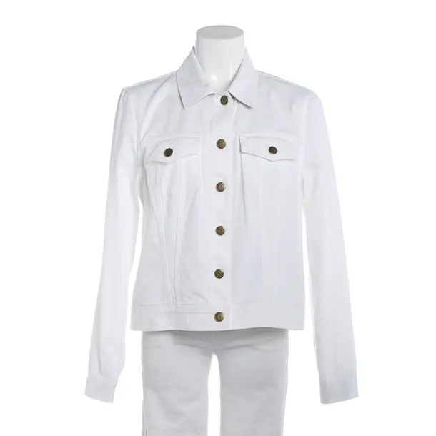 Summer Jacket, in White, Cotton, Burberry