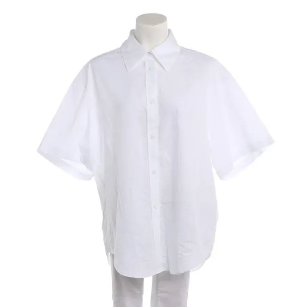 Bluse, in Weiß, Baumwolle, Acne Studios