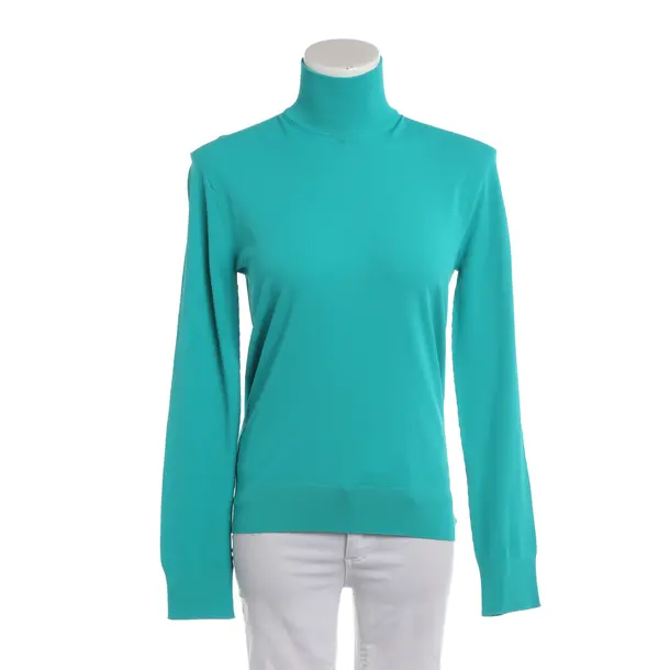 Long Sleeve Shirt, in Turquoise, Viscose, Bottega Veneta
