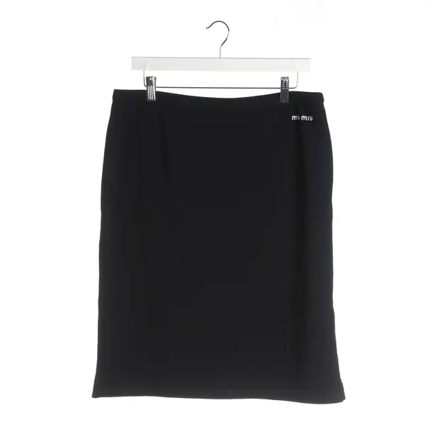 Rock, in Navy, Baumwolle, Miu Miu