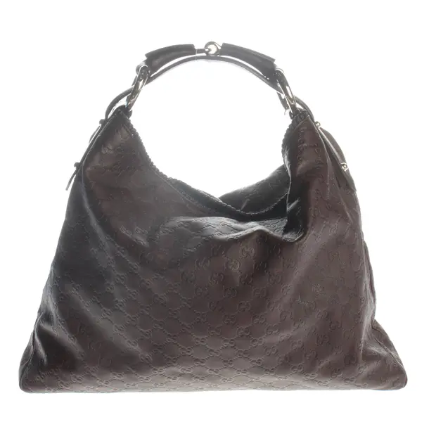 Hobo Bag, in Dark Brown, Leather, Gucci