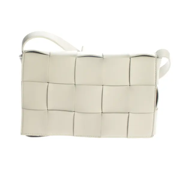 Borsa a cinture a tracolla, in Bianco, Pelle, Bottega Veneta