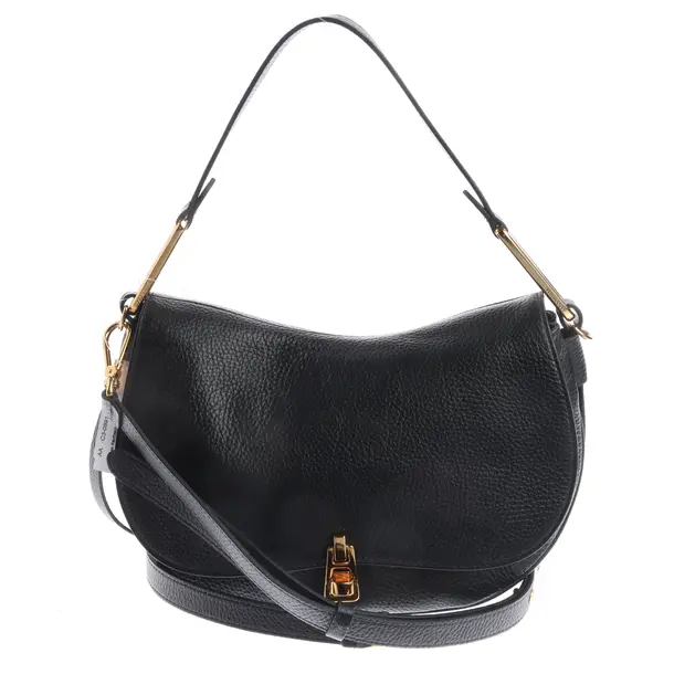 Handbag, in Black, Leather, Coccinelle