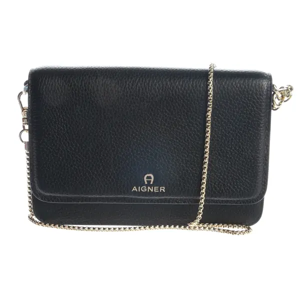 Wallet on Chain, in Schwarz, Leder, Aigner
