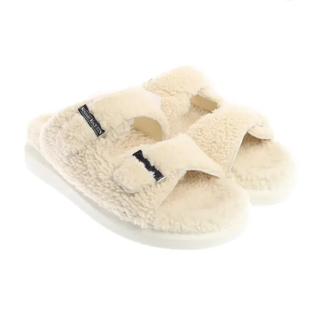 Sandals, in Cream, Alexander McQueen