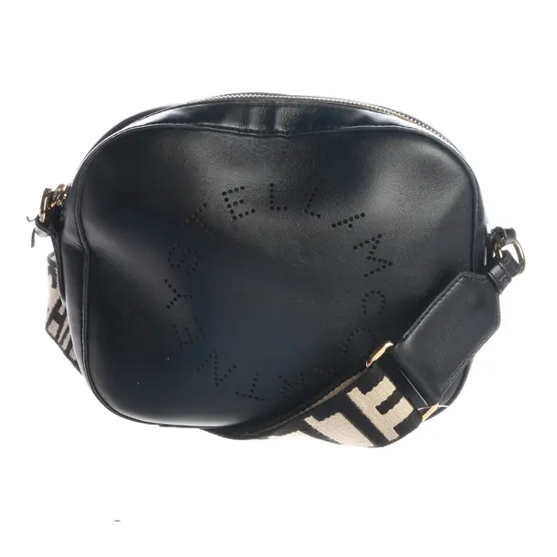 Schultertasche, in Schwarz, Polyurethan, Stella McCartney