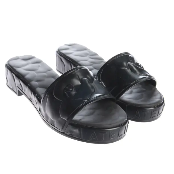 Slides, in Black, Valentino