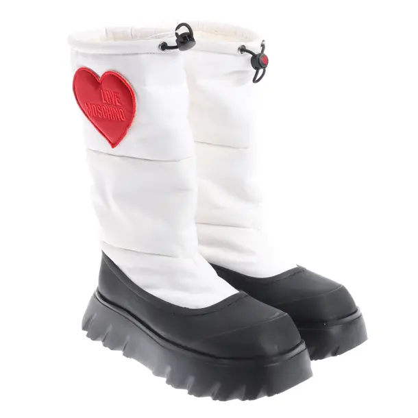 Winter Boots, in White, Love Moschino