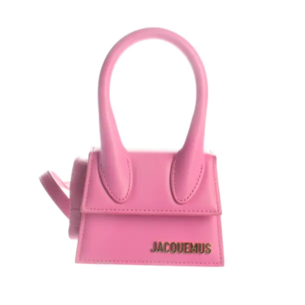 Abendtasche, in Rosa, Leder, Jacquemus