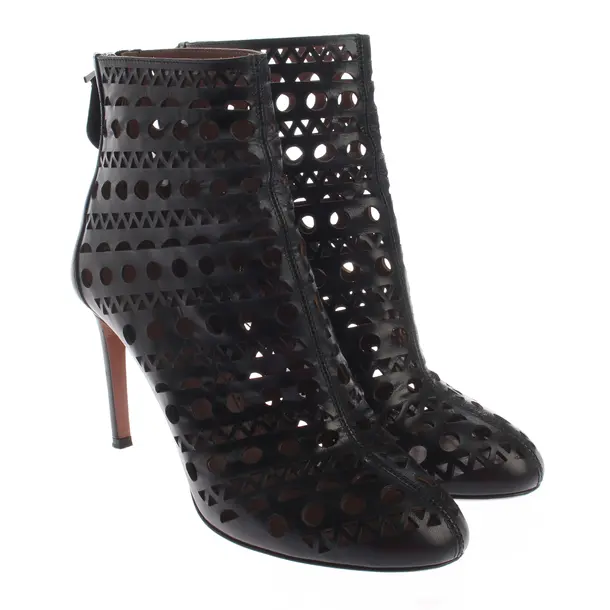 Stiefeletten, in Schwarz, Alaia