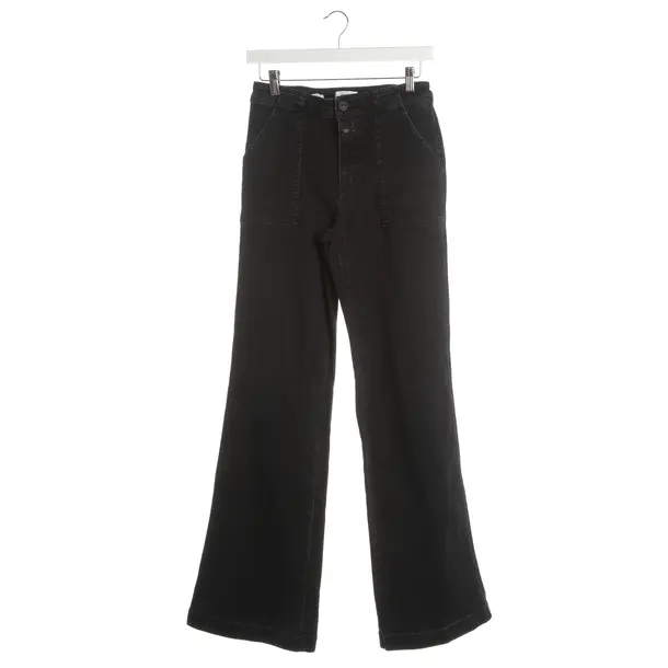 Flared Jeans, in Black, Cotton, Closed