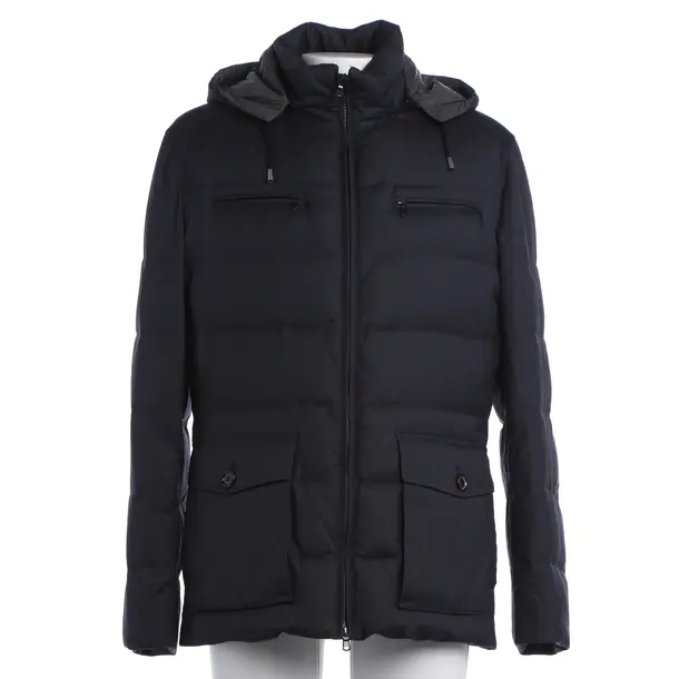 Winter Jacket, in Navy, Polyimide, Brunello Cucinelli