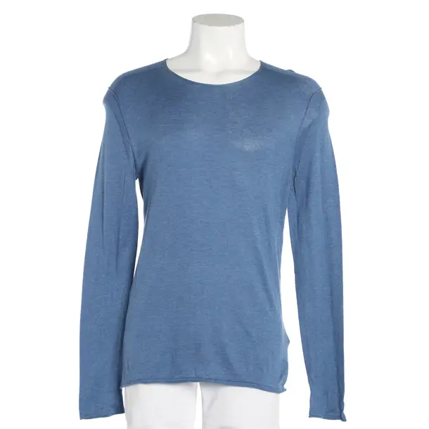 Jumper, in Light Blue, Cotton, Hugo Boss Orange