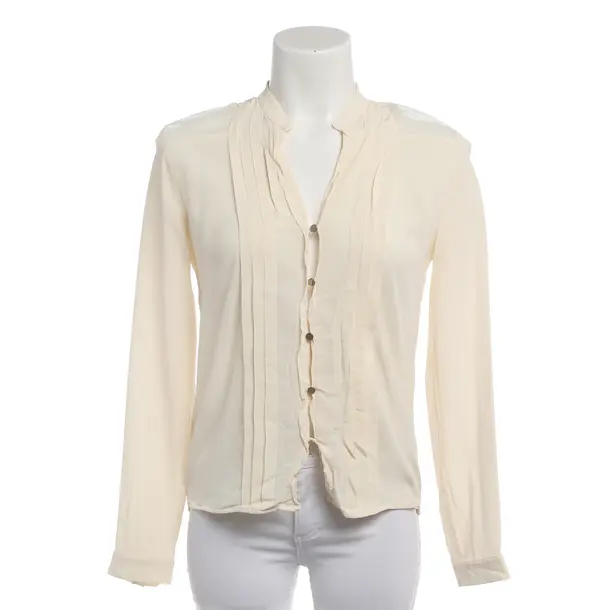 Blouse, in Beige, Silk, Sandro