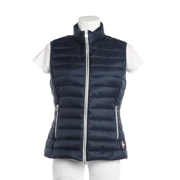 Vest, in Blue, Polyester, Colmar