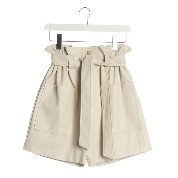 Shorts, in Beige, Polyurethane, Frankie Shop