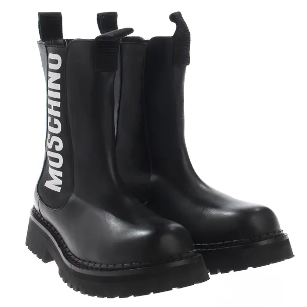 Chelsea Boots, in Schwarz, Moschino
