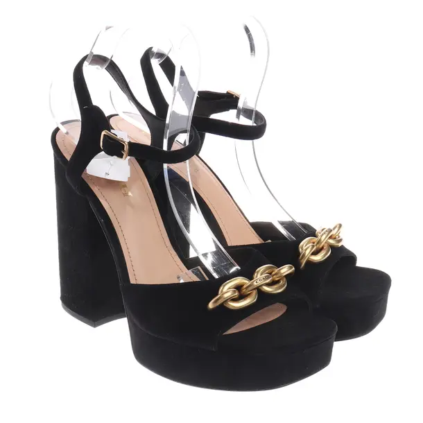 Heeled Sandals, in Black, Coach