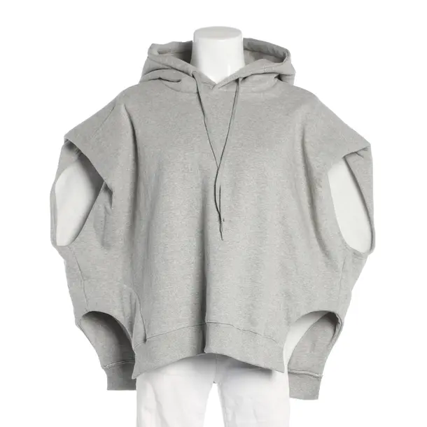 Sweatshirt, in Hellgrau, Baumwolle, Frankie Shop