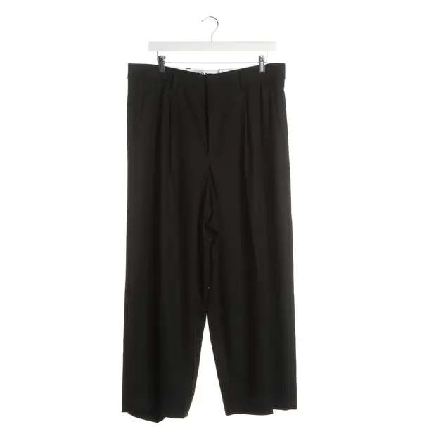 Pants, in Black, Wool, Raffaello Rossi