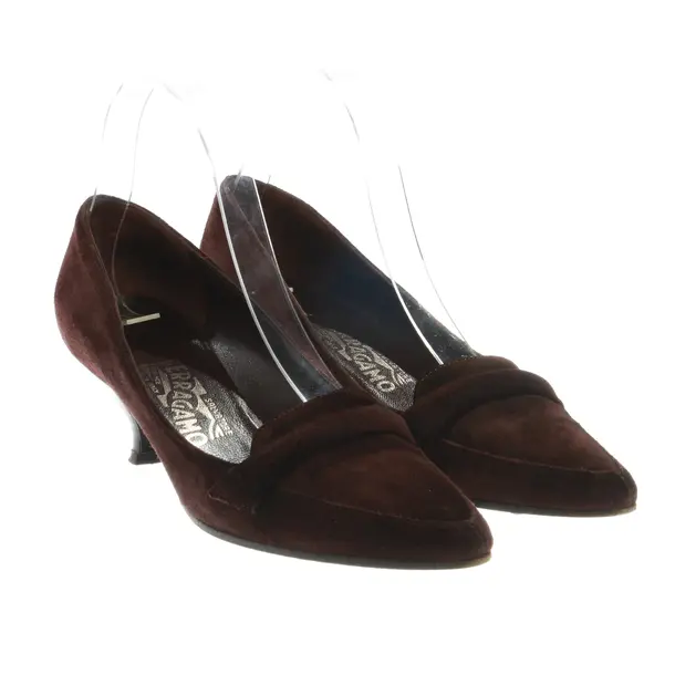 Pumps, in Braun, Salvatore Ferragamo