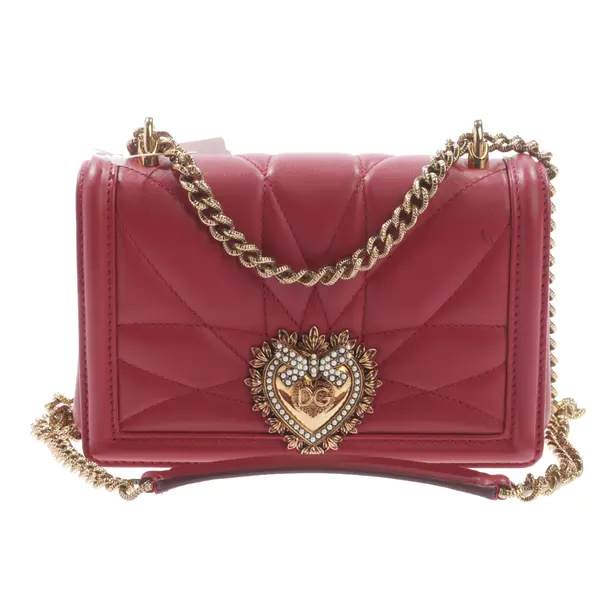 Abendtasche, in Rot, Leder, Dolce & Gabbana