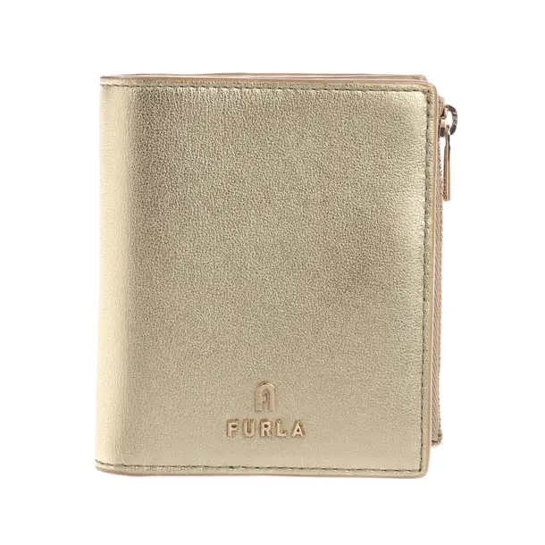 Geldbörse, in Gold, Leder, Furla