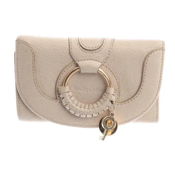 Geldbörse, in Beige, Leder, See by Chloé