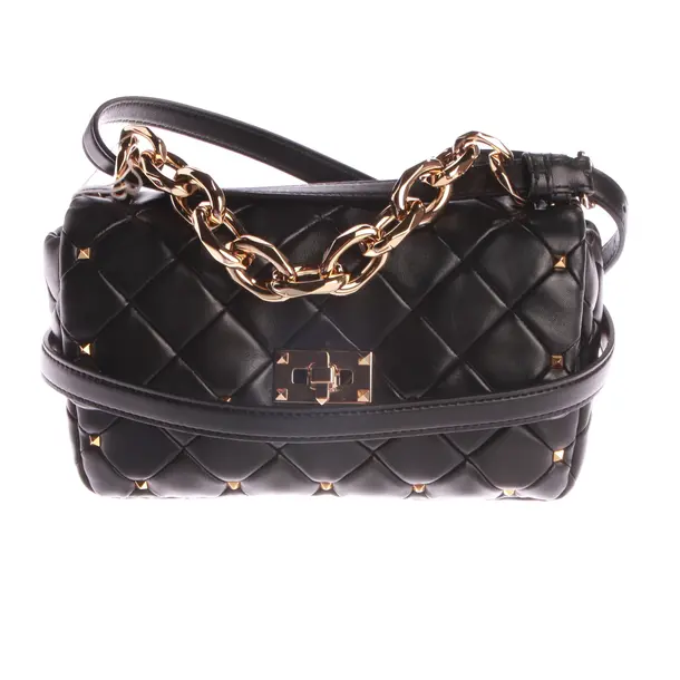 Schultertasche, in Schwarz, Leder, Valentino