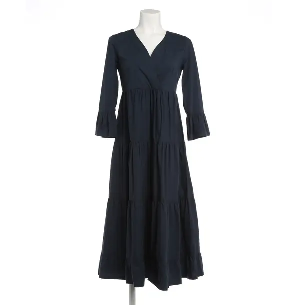 Dress, in Navy, Cotton, Caliban