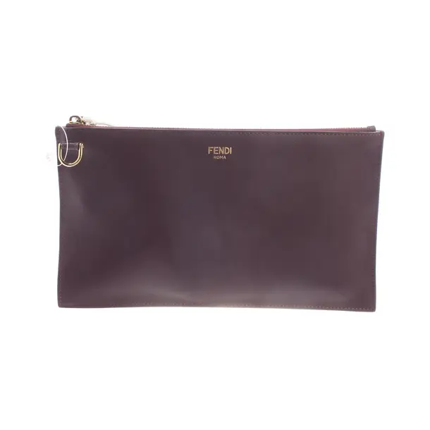 Pochette, in Marrone scuro, Pelle, Fendi