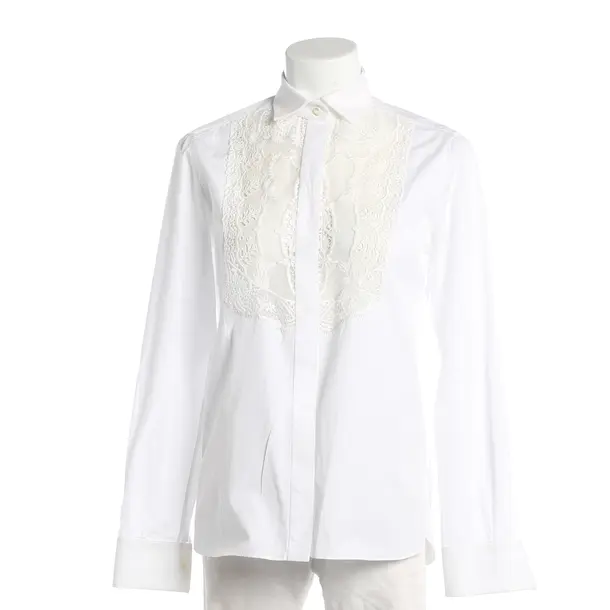 Blouse, in White, Cotton, Valentino