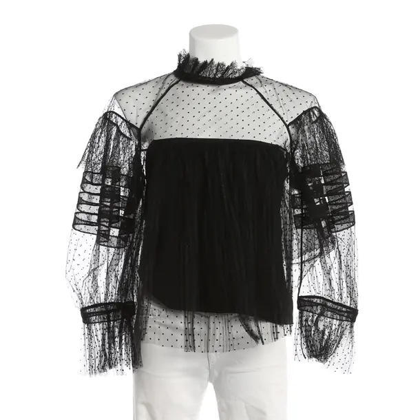 Blouse, in Black, Polyester, Dior