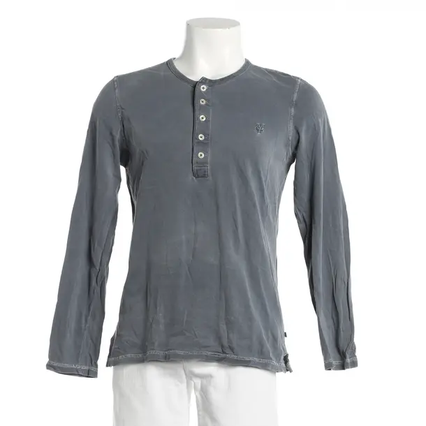 Long Sleeve Shirt, in Gray, Cotton, Polo Ralph Lauren