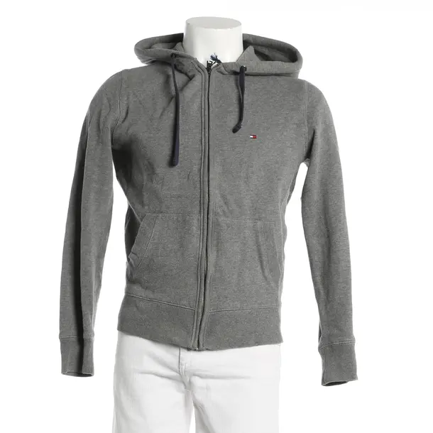 Felpa con cerniera, in Grigio, Cotone, Tommy Hilfiger