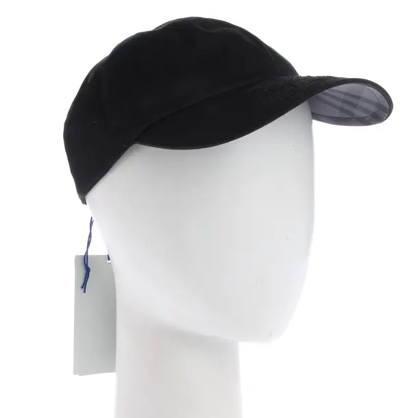Cap, in Black, Polyester, Burberry