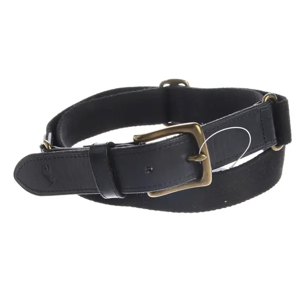 Belt, in Black, Cotton, Polo Ralph Lauren