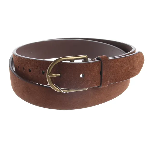 Belt, in Dark Brown, Leather, Polo Ralph Lauren