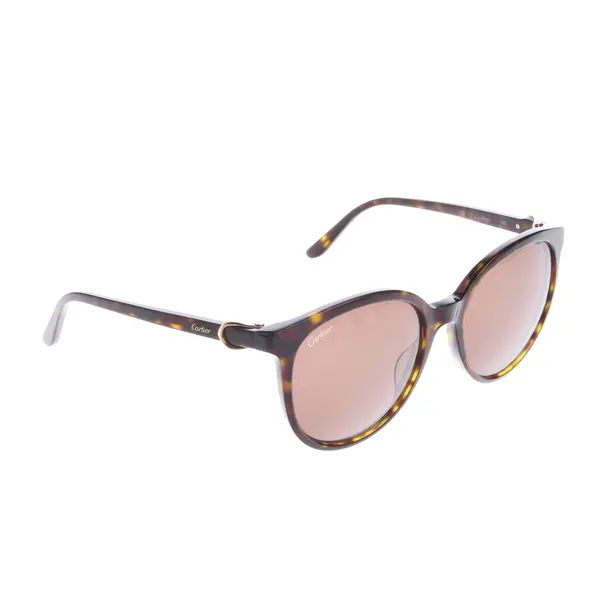 Sunglasses, in Brown, Synthetic, Cartier