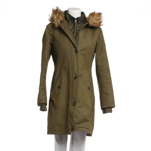 Winter Jacket, in Green, Cotton, Marc O'Polo