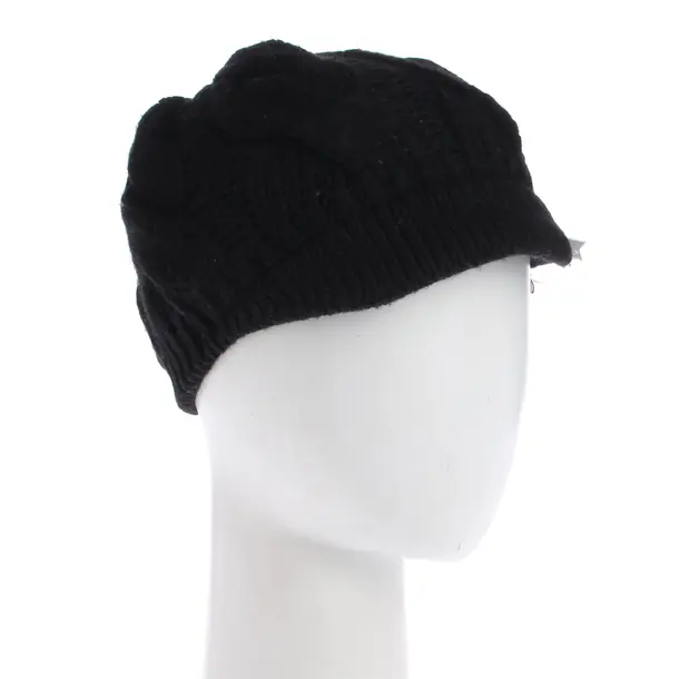 Mütze, in Schwarz, Viskose, Patrizia Pepe