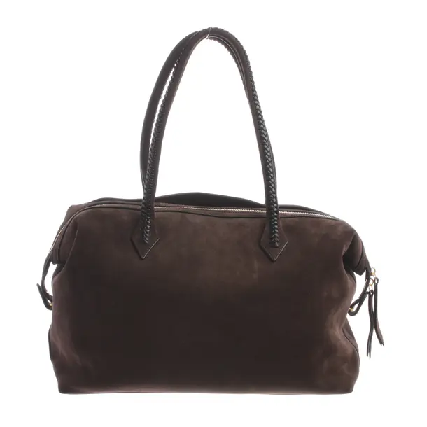 Duffle Bag, in Brown, Leather, Métier