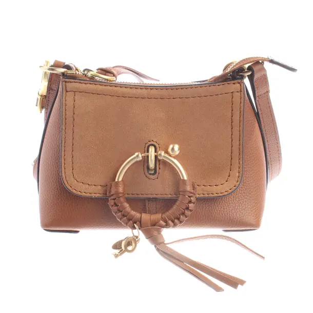 Schultertasche, in Hellbraun, Leder, See by Chloé