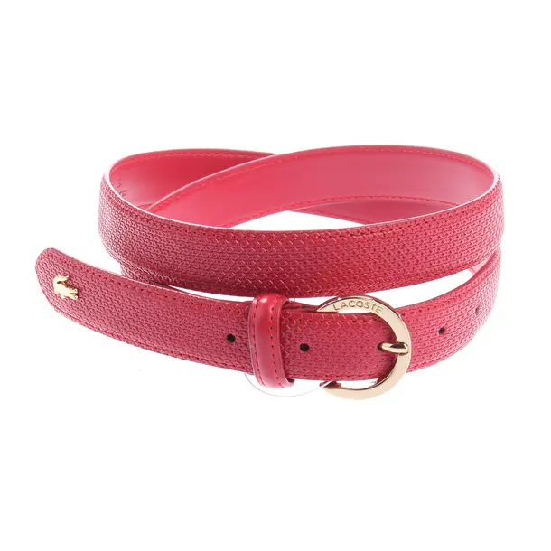 Gürtel, in Rot, Leder, Lacoste