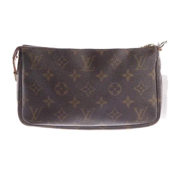 Abendtasche, in Dunkelbraun, Canvas, Louis Vuitton