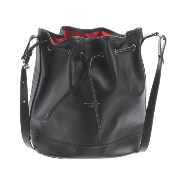 Bucket Bag, in Black, Leather, Longchamp