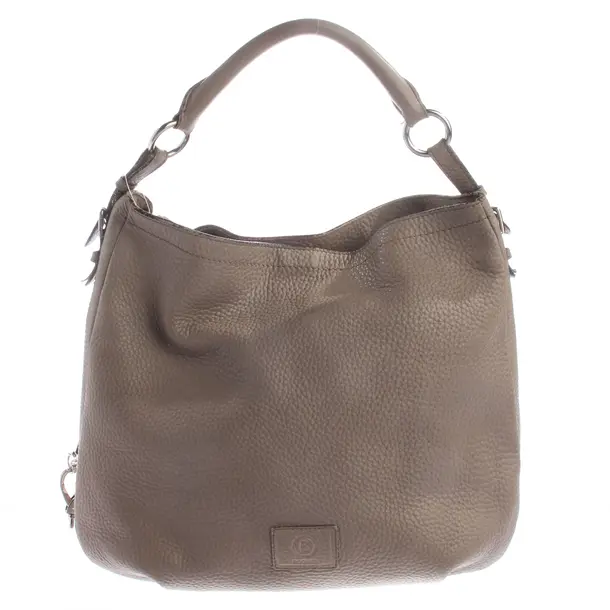 Schultertasche, in Beige, Leder, Bogner