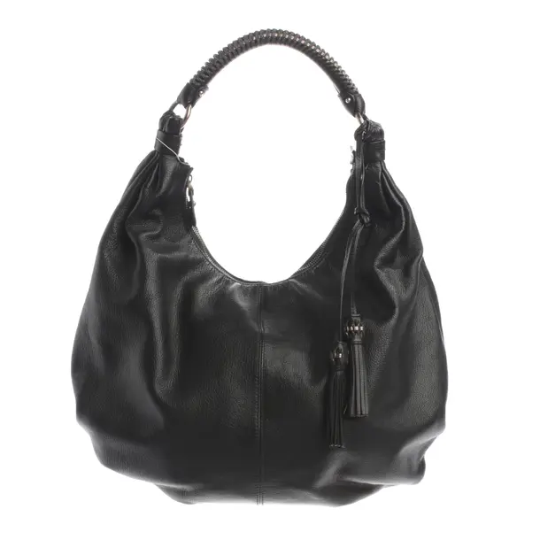 Hobo Bag, in Schwarz, Leder, Salvatore Ferragamo